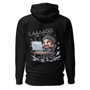 Lag Killed Me – Funny Gamer Premium Hoodie