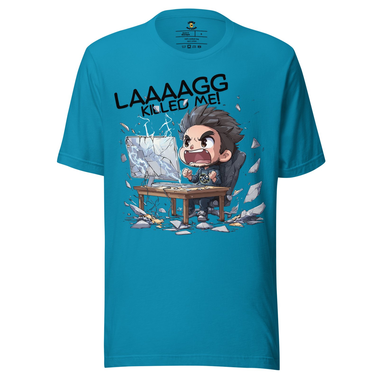 PC Gamer Rage T-Shirt - Image 3