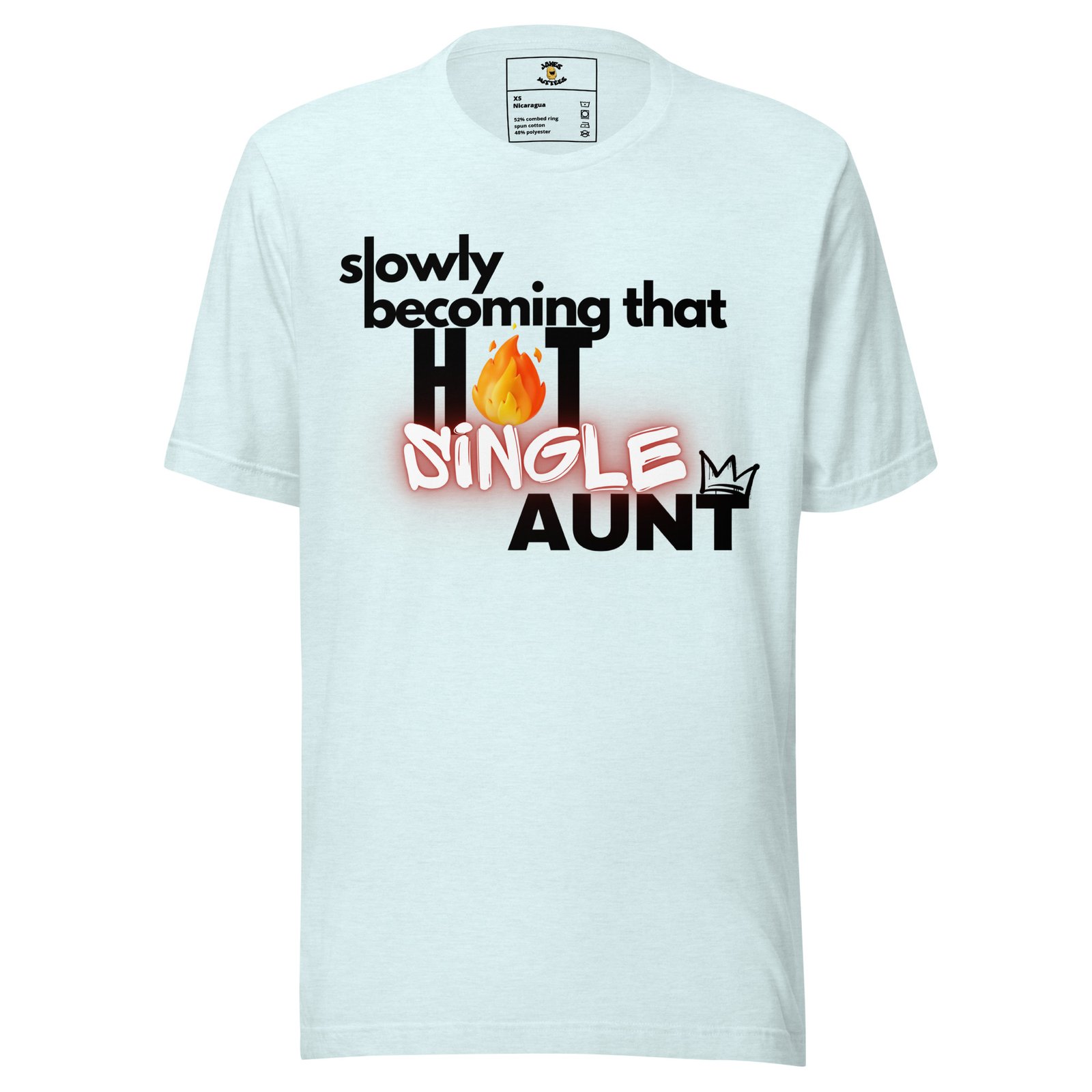 Hot Single Aunt Era – Funny Quote Tee - Image 4