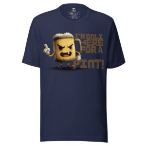 I’m Only Here for a Pint – Funny Chibi Beer T-Shirt