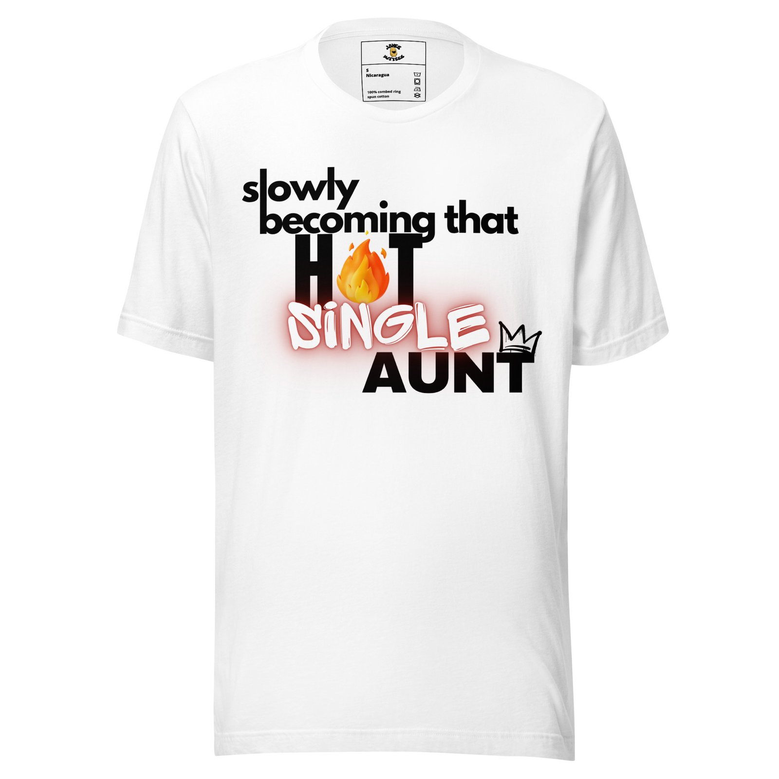 Hot Single Aunt Era – Funny Quote Tee - Image 7