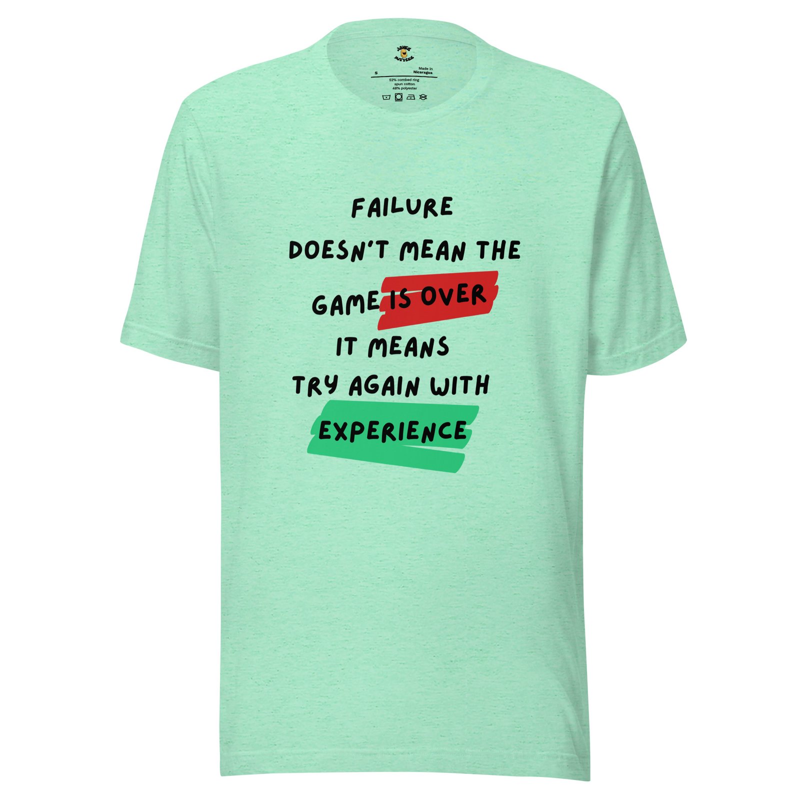 Try Again. This Time With Scars. - T-Shirt - Image 8